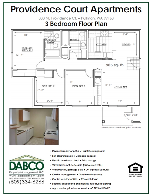 Floorplan - Providence Court