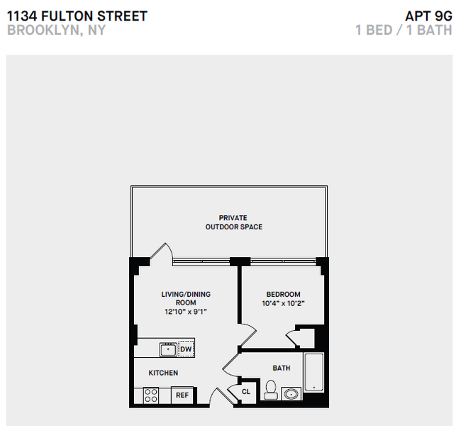 Floorplan - 1134 Fulton Street