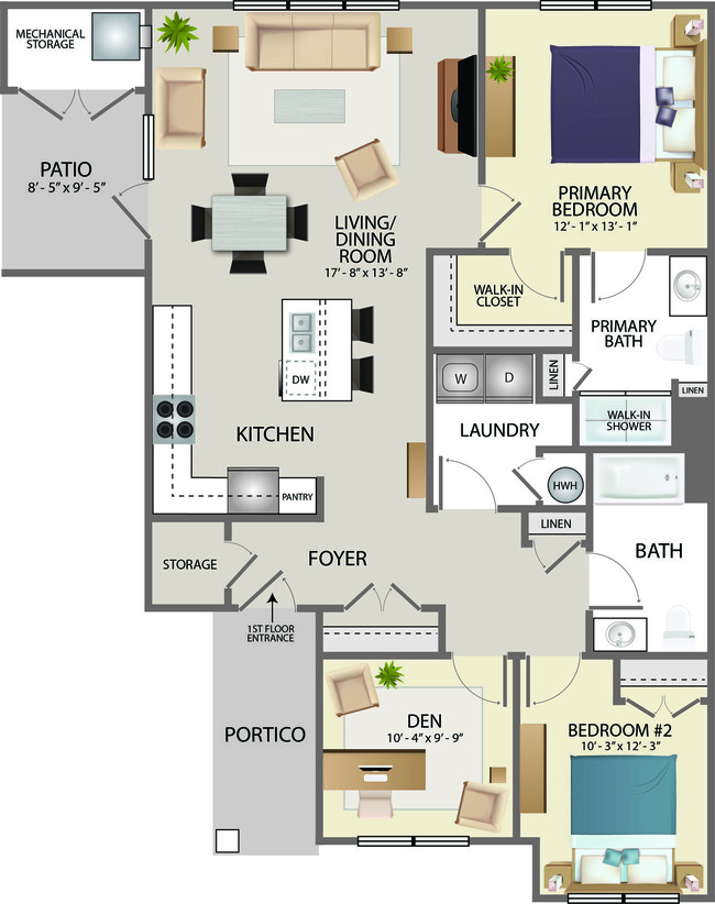 Floorplan - The Villas at Glenwood