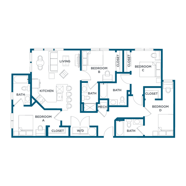 D1-A - The Hudson | Student Housing