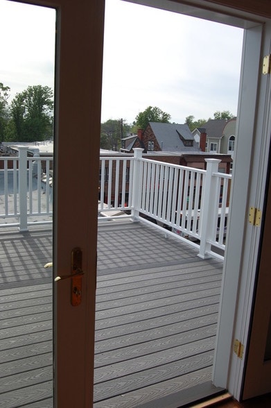 Spacious private balcony. - 485 Elmwood Ave