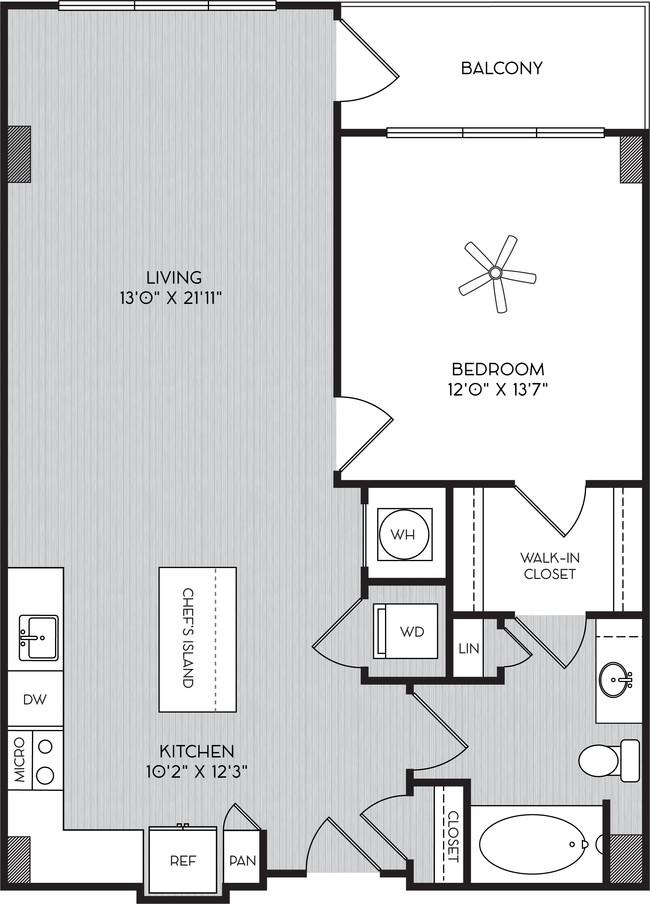 Floorplan - City View Vinings Apartments