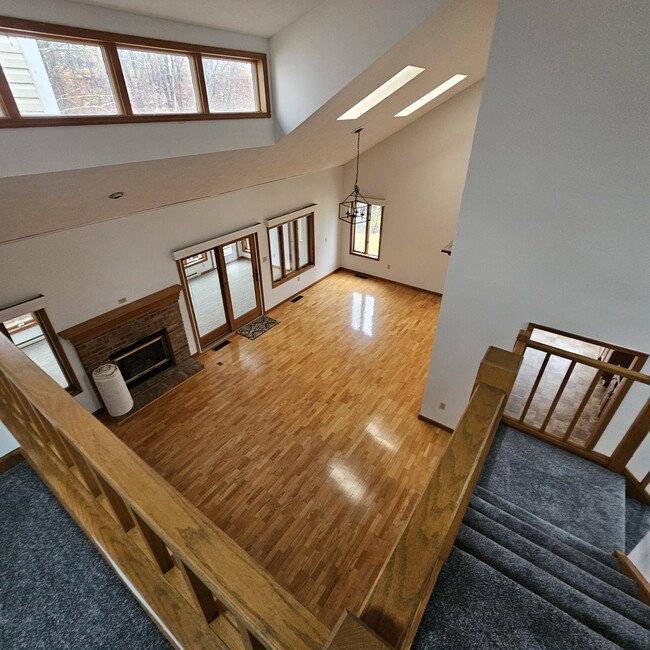 Loft view of great room - 77 Village Dr