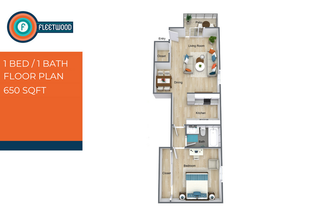 Floorplan - Fleetwood - Luxurious apartment home with ...