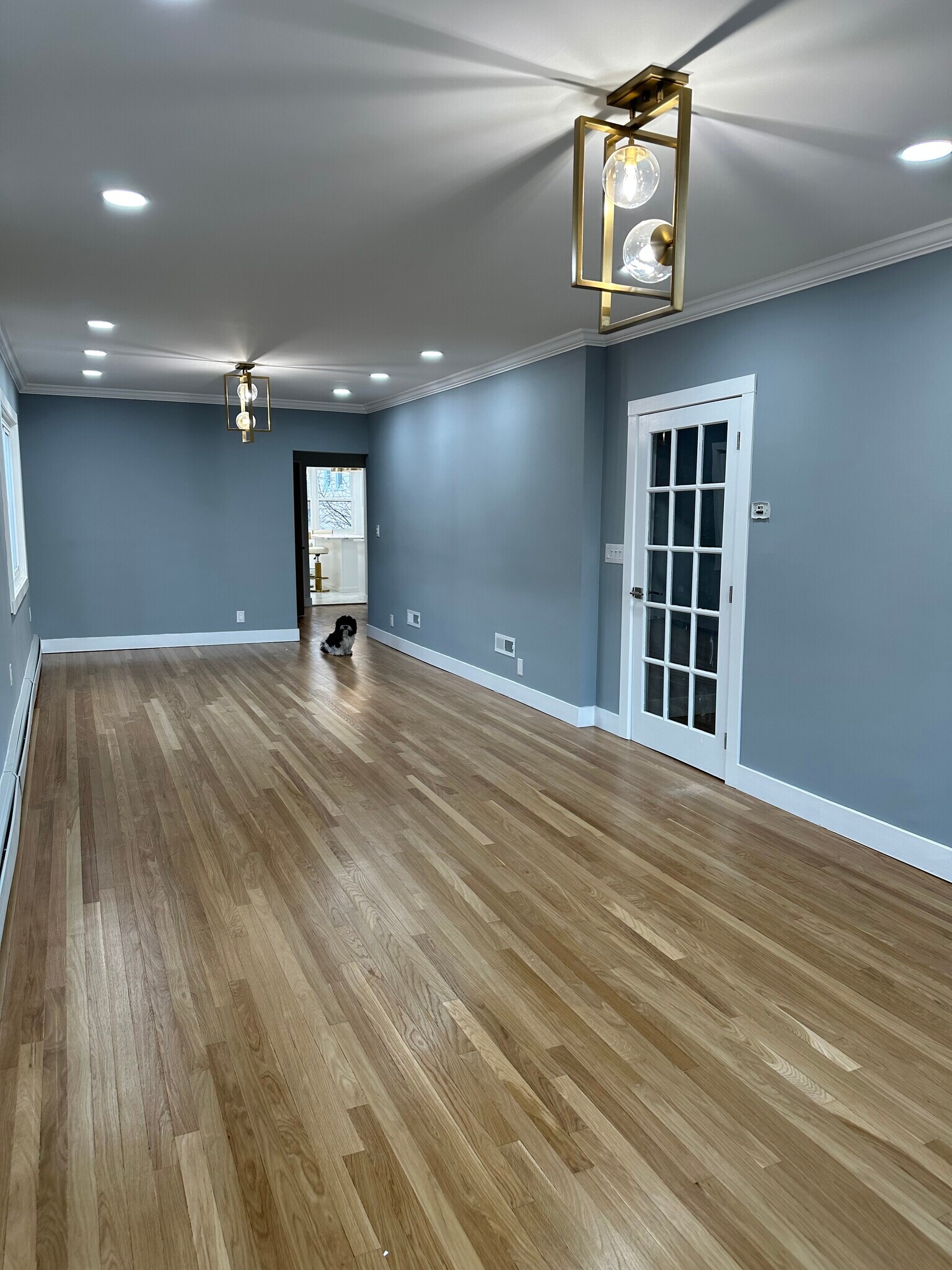 In person, this color is a softer/lighter grey tone - 859 Avenue C