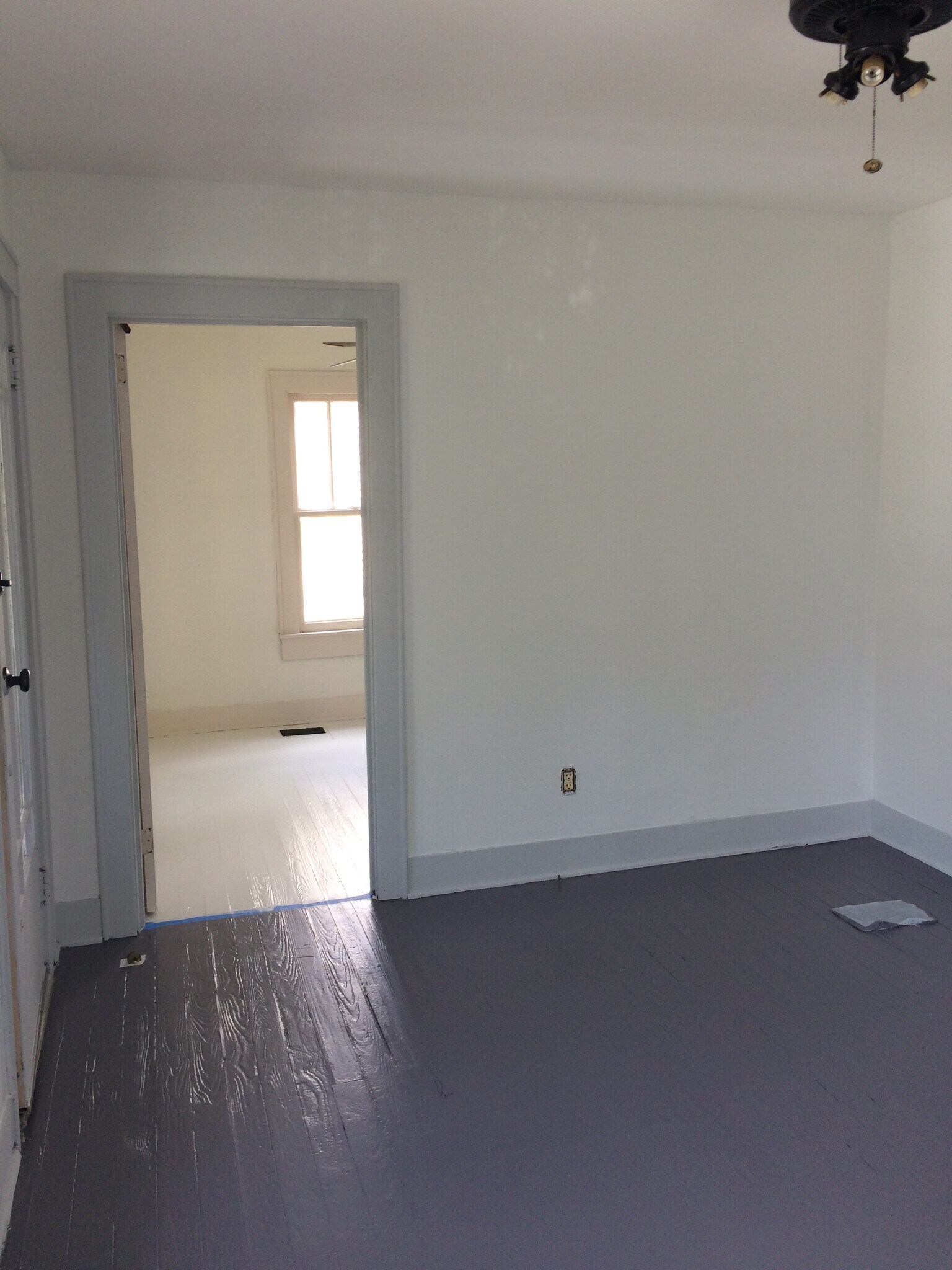 view to bedroom one from living room - 320 Cherry St