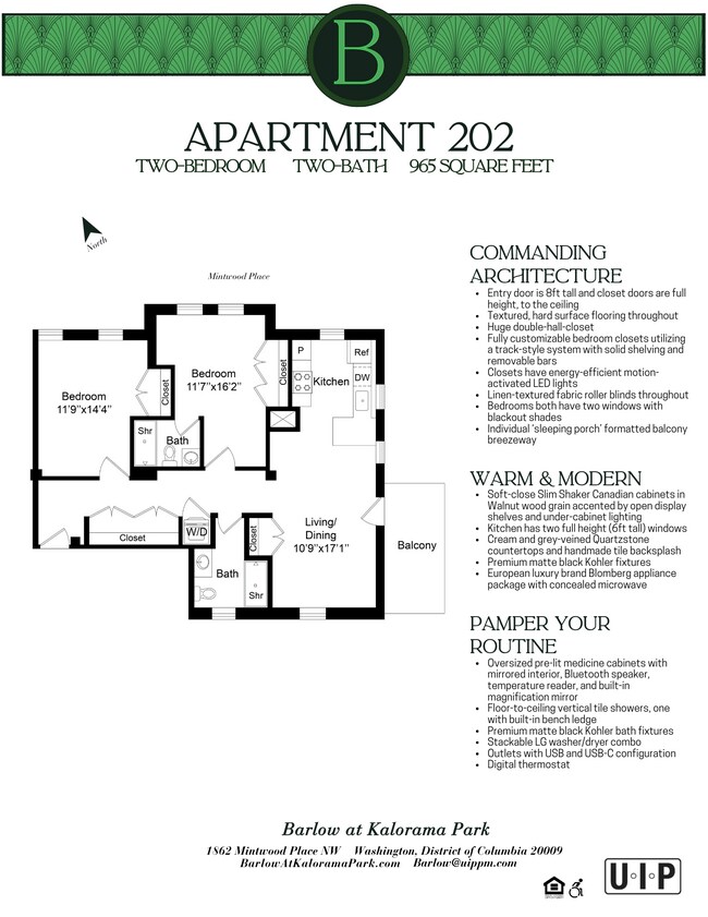 Floorplan - The Barlow at Kalorama Park