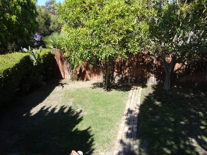 Lower back yard - 812 Bard St