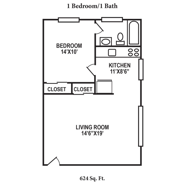 Floorplan - Crown Court Apartments