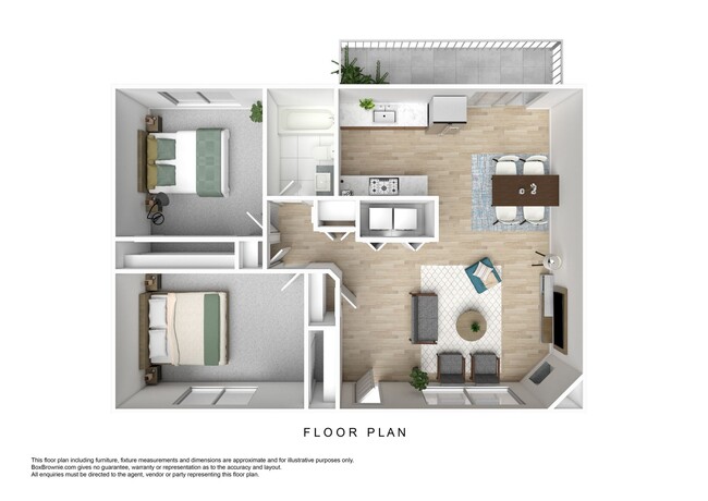 Floorplan - Lakeside Apartments