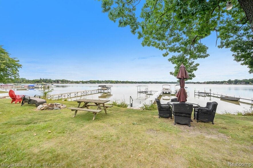 View of Elizabeth Lake from Yard - 5375 Cooley Lake Rd