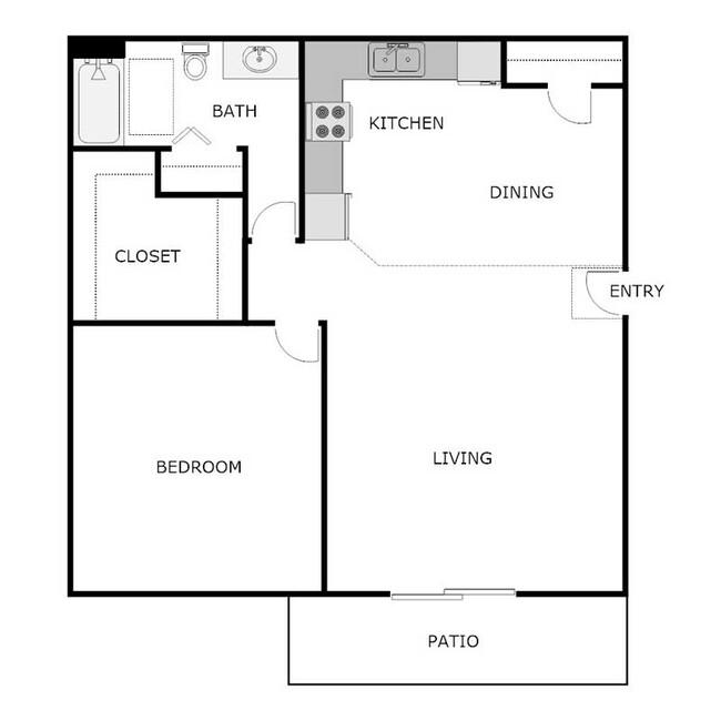 Floorplan - CAMBRIDGE COURT APARTMENTS