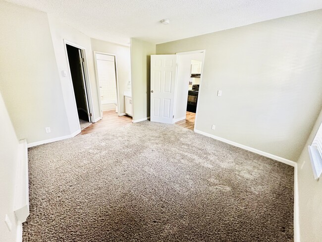 Enjoy the ample space and natural light of this inviting bedroom. - WILLOW RUSH