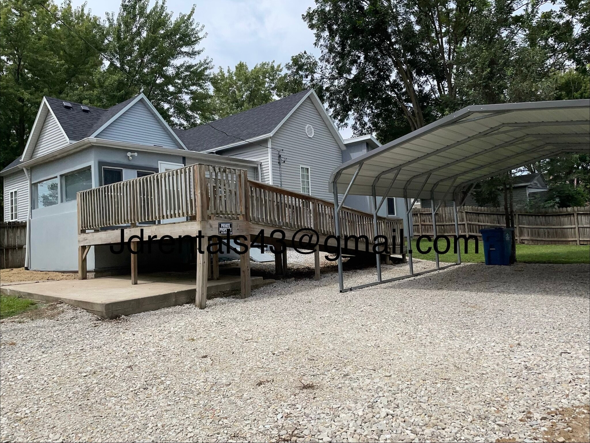 Covered parking - 5309 Simpson St