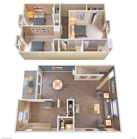 Floorplan - Hidden Colony