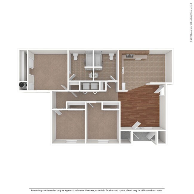 Floorplan - Northlake Apartments