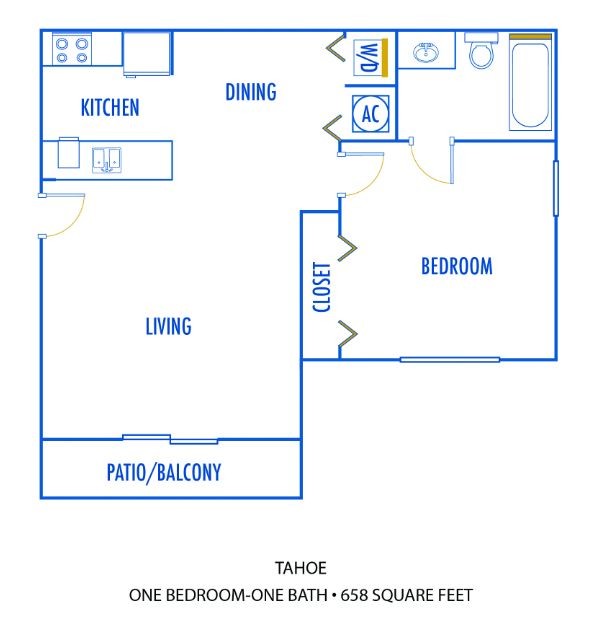 Floorplan - Golden Lakes Apartments