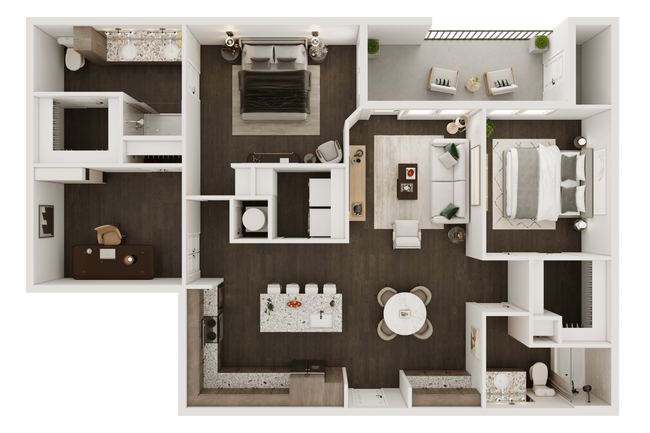 Floorplan - The Elm at River Park