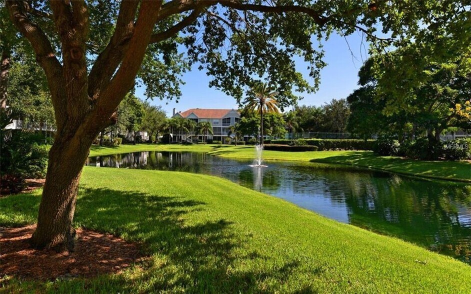 Pond on the grounds. - 850 S Tamiami Trl
