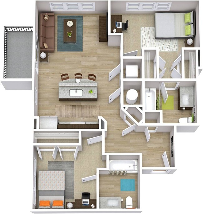 The Indy - 2 Bedroom - The Indy