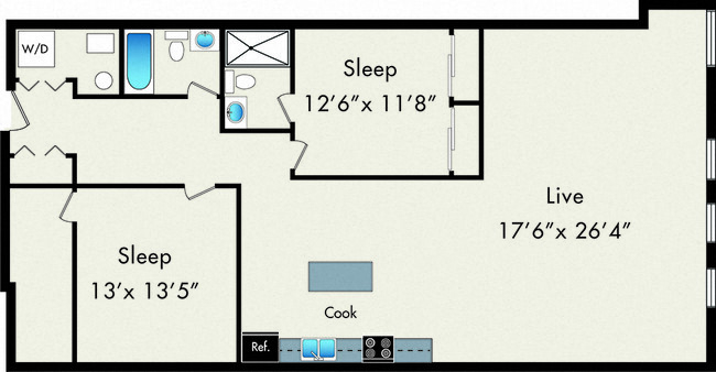 Floorplan - The Lofts at Gin Alley