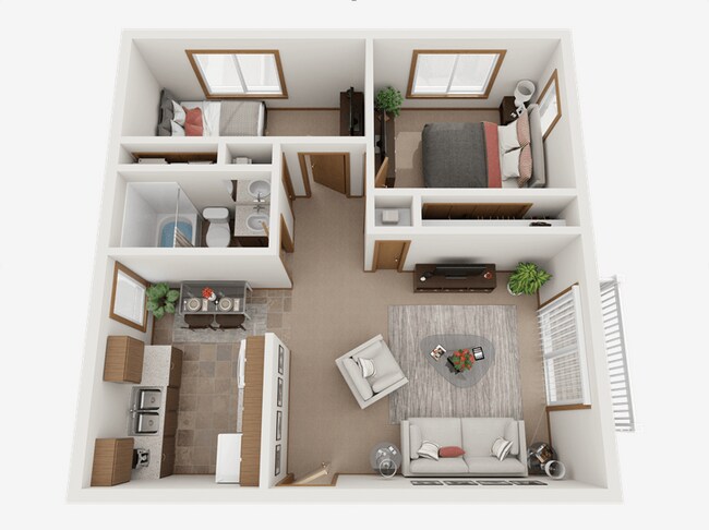 Floorplan - Garfield Apartments