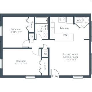 2BR/1BA - Regency Metairie Apartments