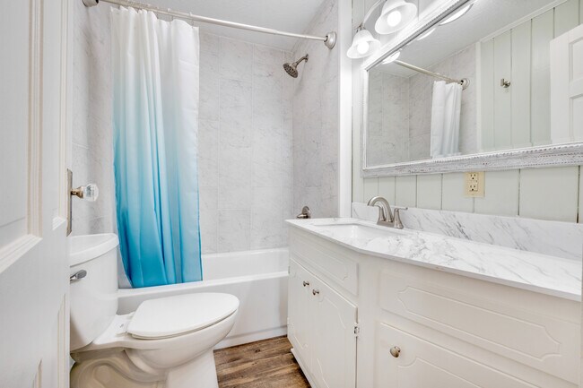 Full bathroom with bathtub and shower - 1618 Perrin Dr