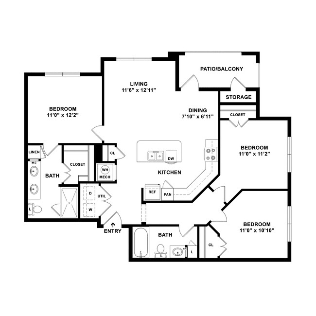 Floorplan - Palladium East Foster