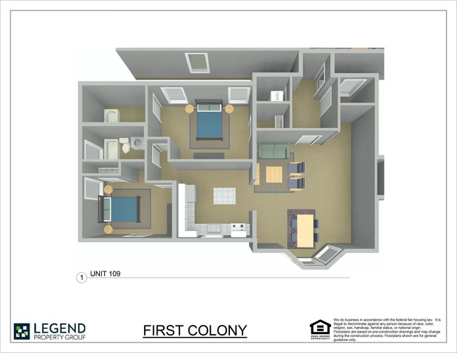 Floorplan - First Colony Flats