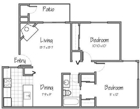 2BR/1BA - Totem Lake Heights