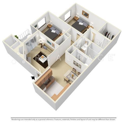 Floorplan - Plum Tree Park Apartments