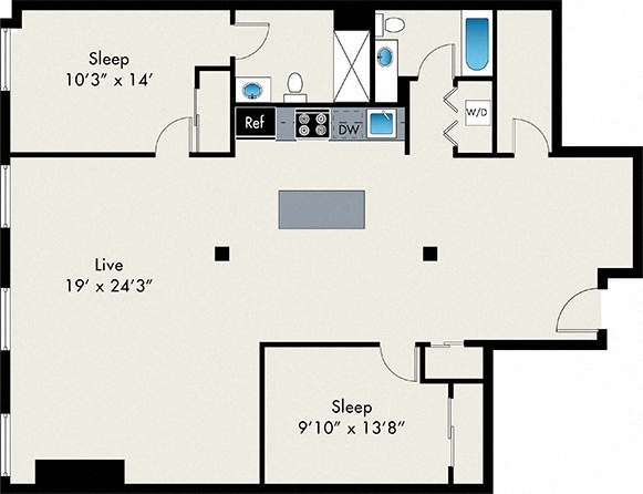 Floorplan - The Lofts at Gin Alley