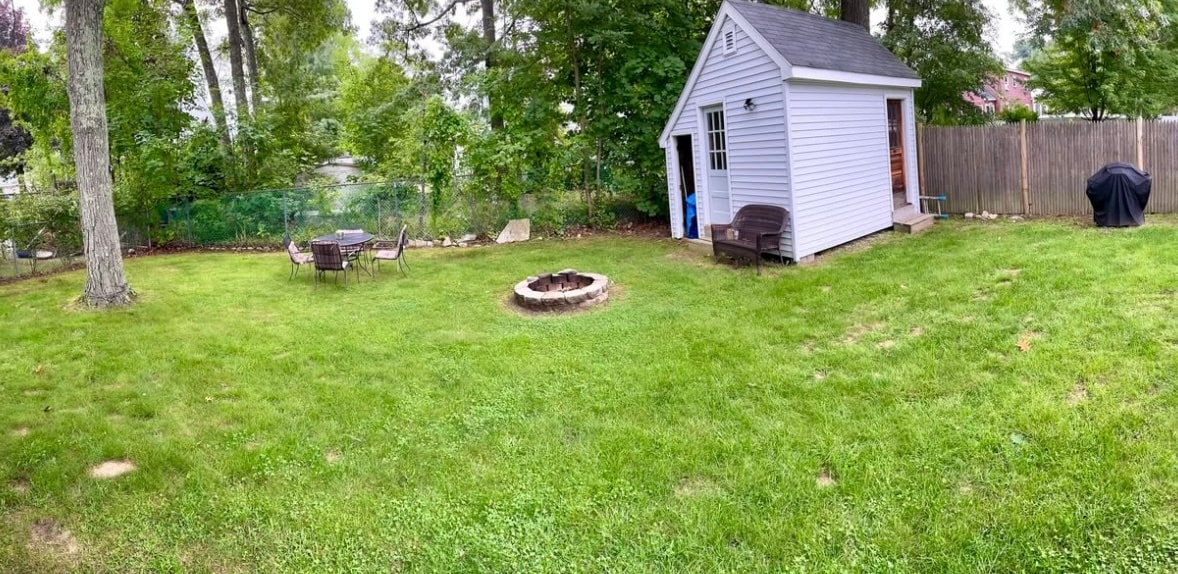 Additional storage shed for tenant - 126 Overland St