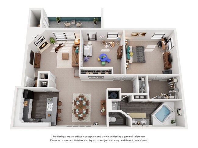 Floorplan - Southland Station Apartments
