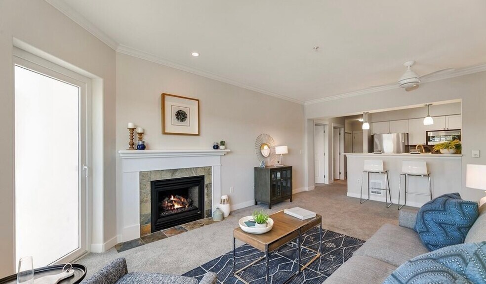 Living room view, facing bedroom - 1545 NW 57th St
