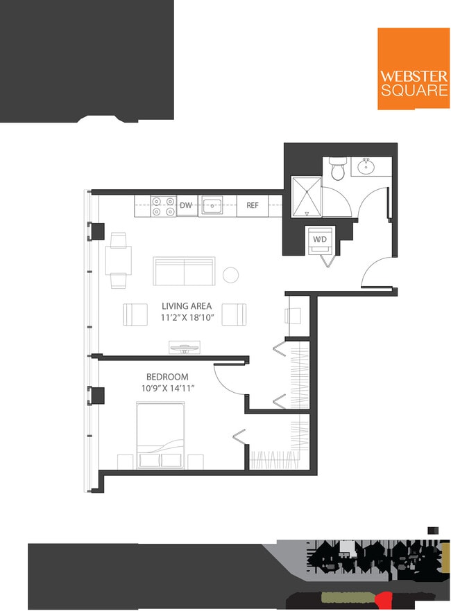 04 Floor Plan - Webster Square Apartments