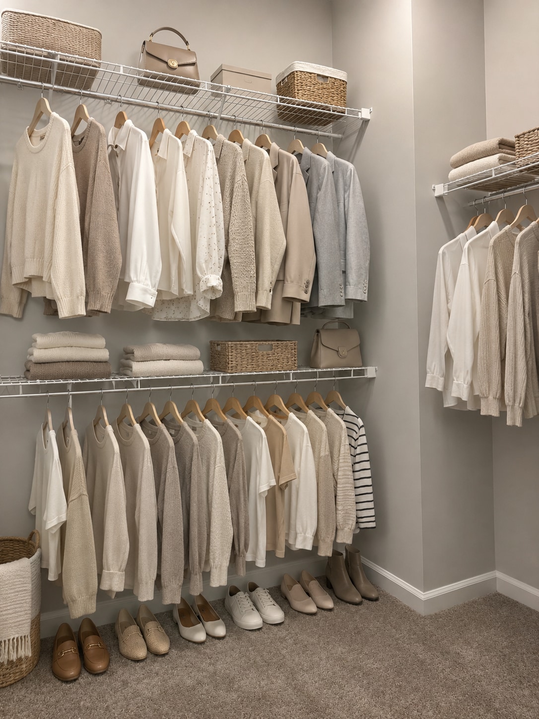 Master Closet Staged - 431 Falling Leaf Loop