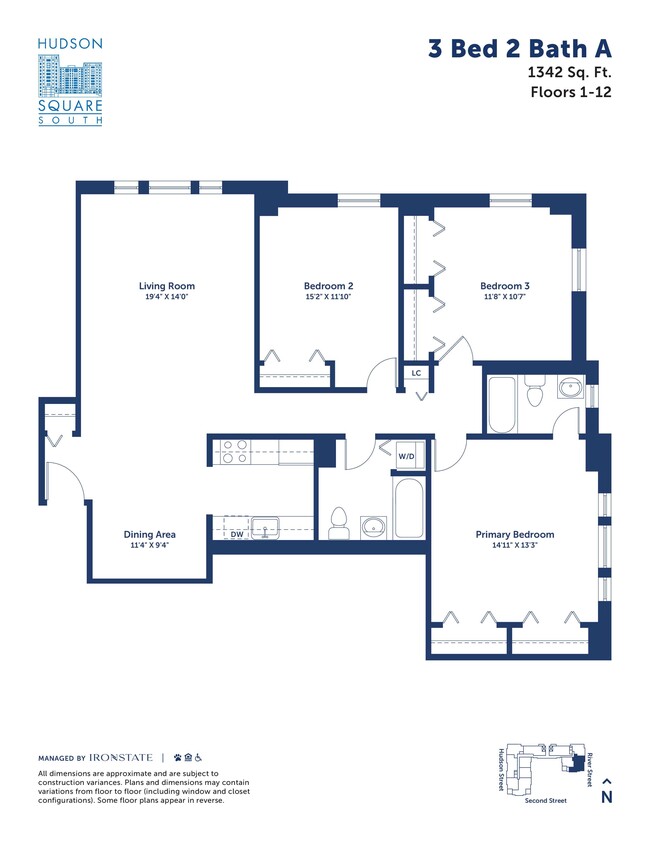 Floorplan - Hudson Square South