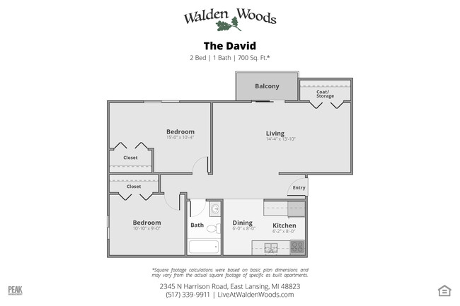 Floorplan - Walden Woods Apartments
