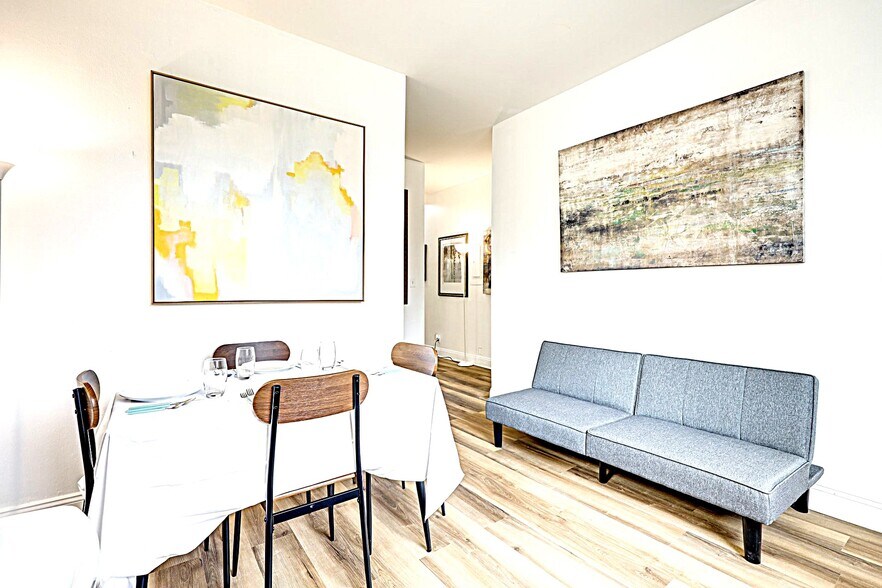 Living & Dining Room NE View - 2604 Post St