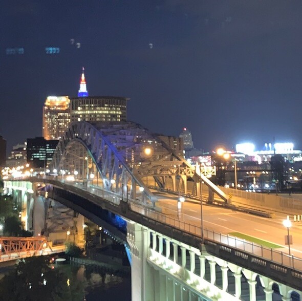 Night View from Balcony - 2222 Detroit Ave