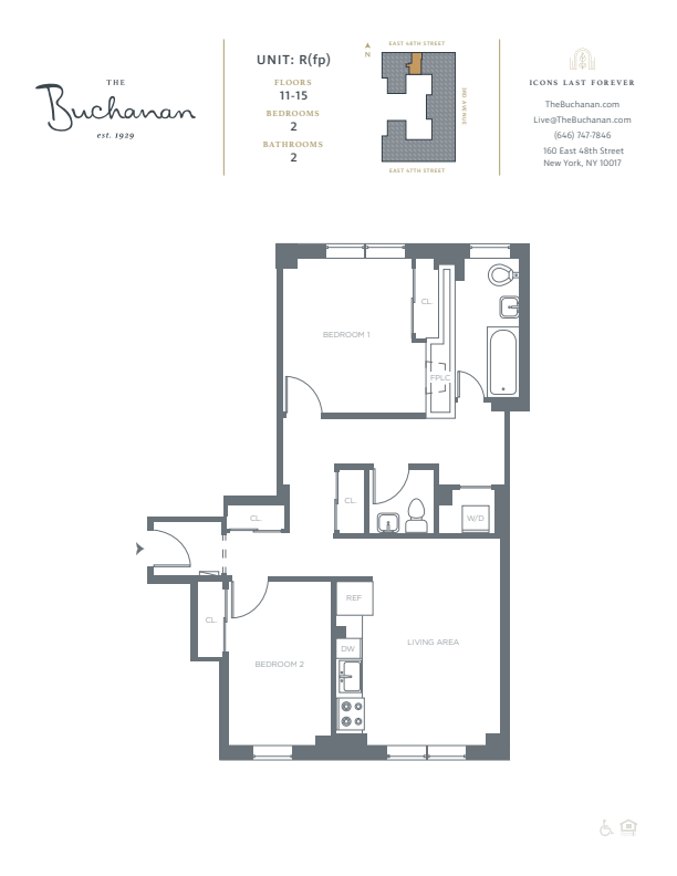 Floorplan - The Buchanan