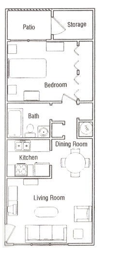 1BR/1BA - Stratford Place Apartments