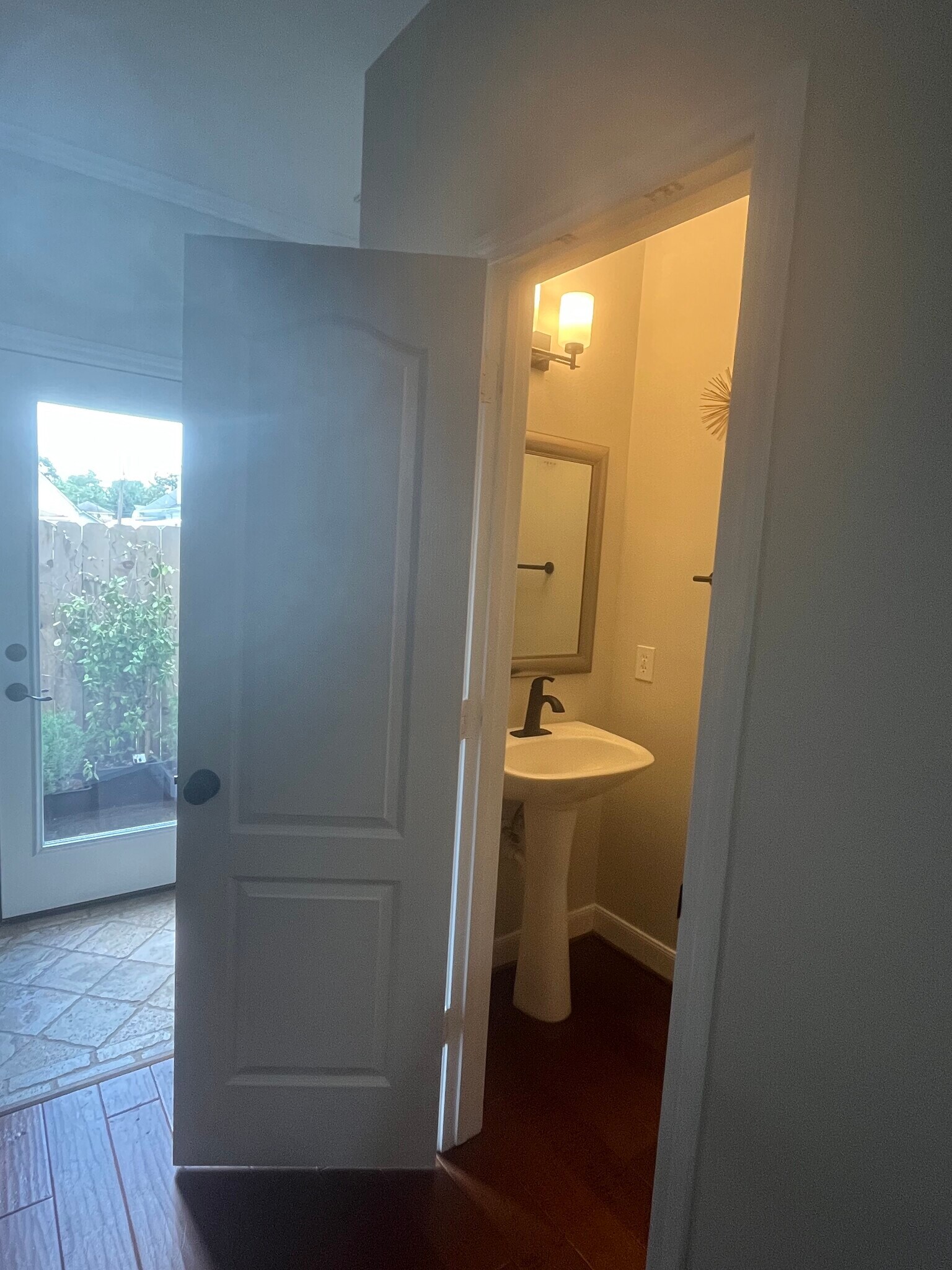 First floor half bath - 1903 Fletcher St