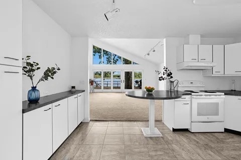 kitchen to living room - 218 Shore Acres Rd