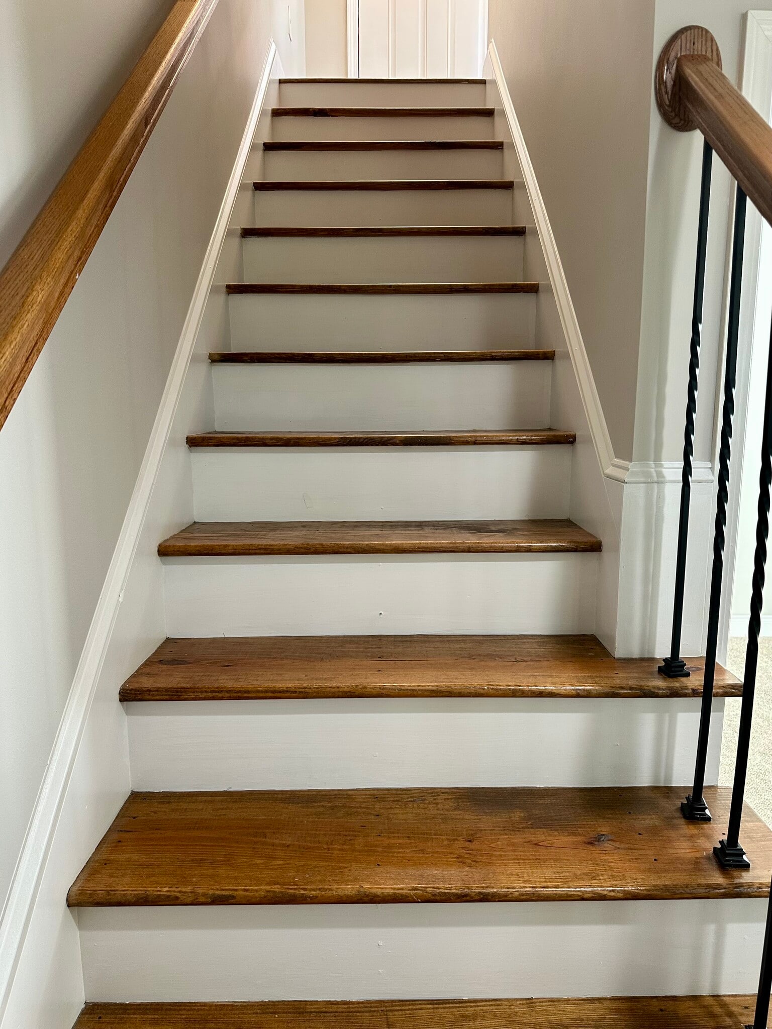 Stairs to bedrooms and bath - 2312-A Belle Ave NE