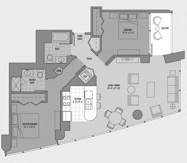 Floorplan - Atwater Apartments
