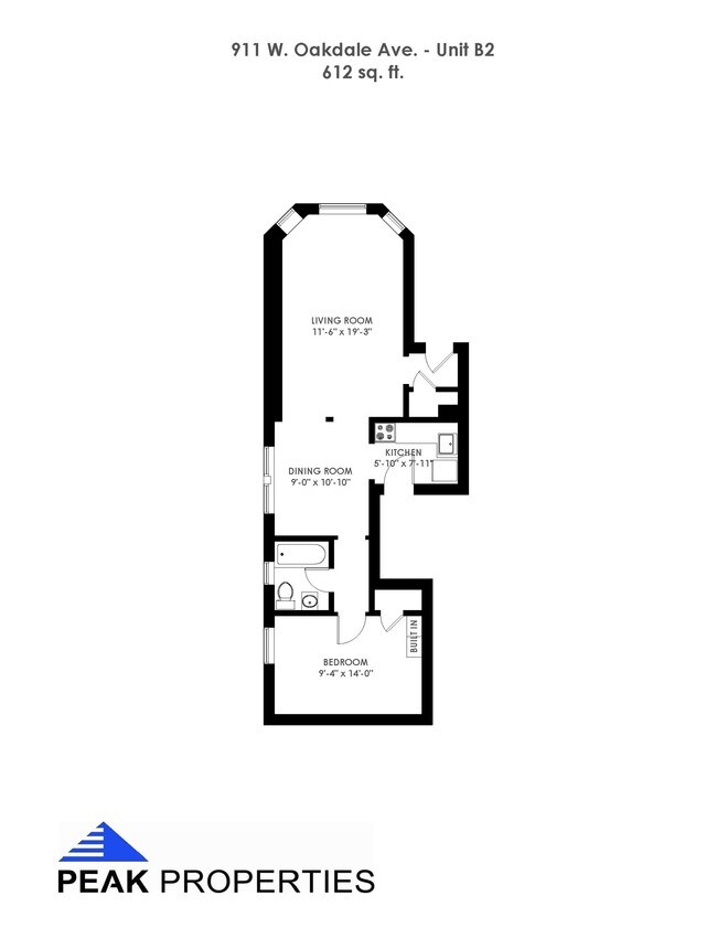 Floorplan - 911 W. Oakdale Ave.