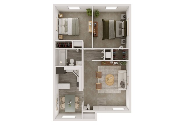 Floorplan - Sherwood Station Apartments